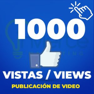 FACEBOOK 1000 VISUALIZACIONES VIDEO O VIDEO EN VIVO