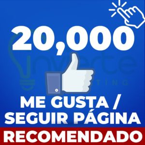 FACEBOOK 20,000 SEGUIDORES MÉXICO