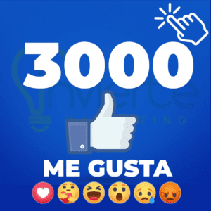 FACEBOOK 3,000 Me gusta - Me encanta - Me entristece - Me importa - Me asombra - Me enoja (publicación, fotos o video)