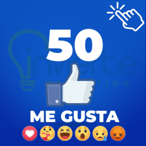 FACEBOOK 50 Me gusta - Me encanta - Me entristece - Me importa - Me asombra - Me enoja (publicación, fotos o video)