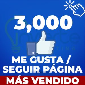 FACEBOOK 3,000 SEGUIDORES MÉXICO